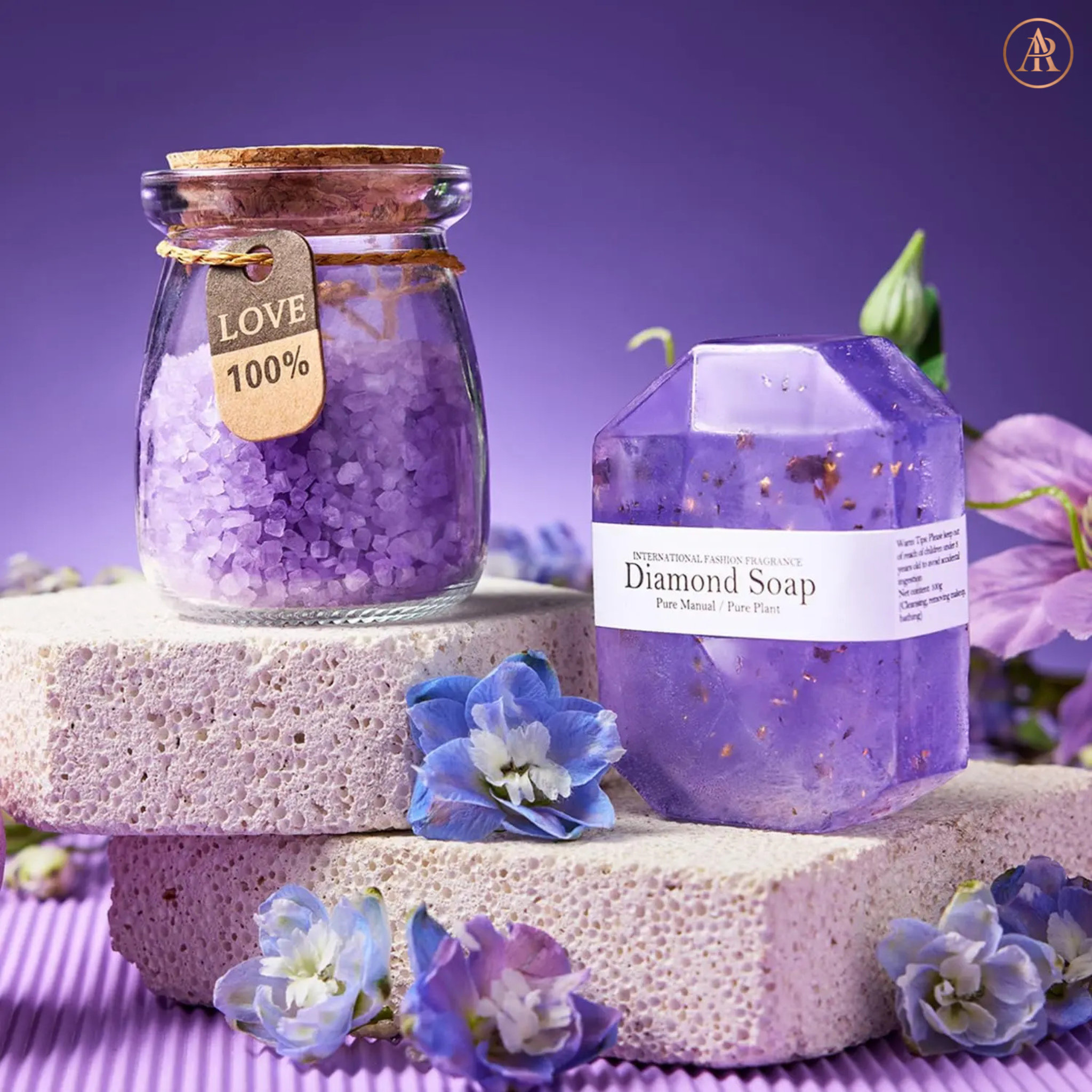 Lavender Calming Retreat Spa Gift Basket Set - Perfect Birthday, Christmas, Valentine's Day & Mothers Day Gift