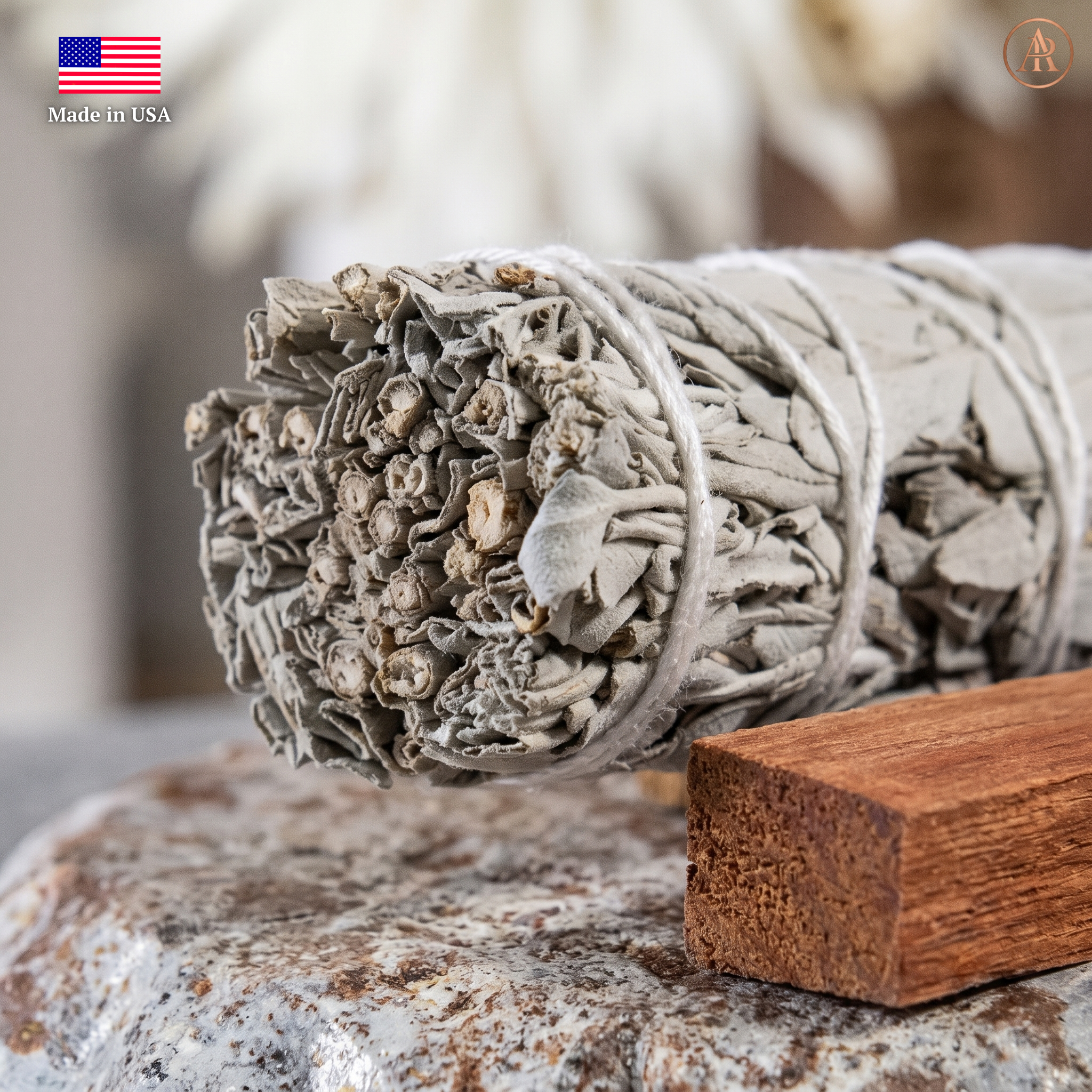 Premium Smudge Collection Sage and Palo Santo Incense Set
