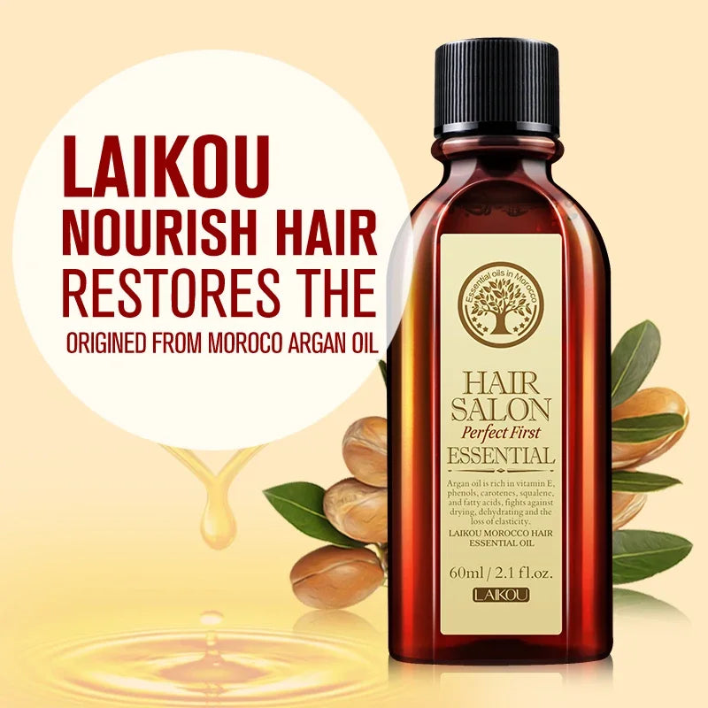 Pure Argan Hair Oil - All-Natural Hair Care (60ml)