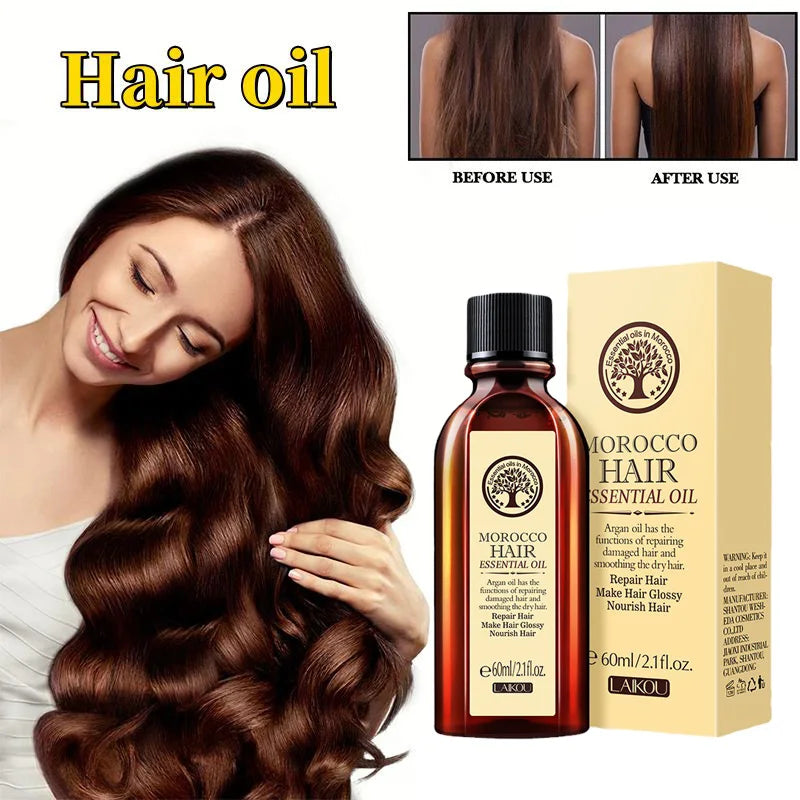 Pure Argan Hair Oil - All-Natural Hair Care (60ml)