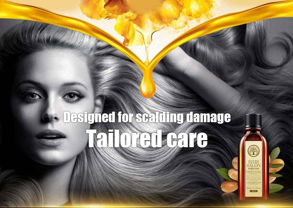 Pure Argan Hair Oil - All-Natural Hair Care (60ml)