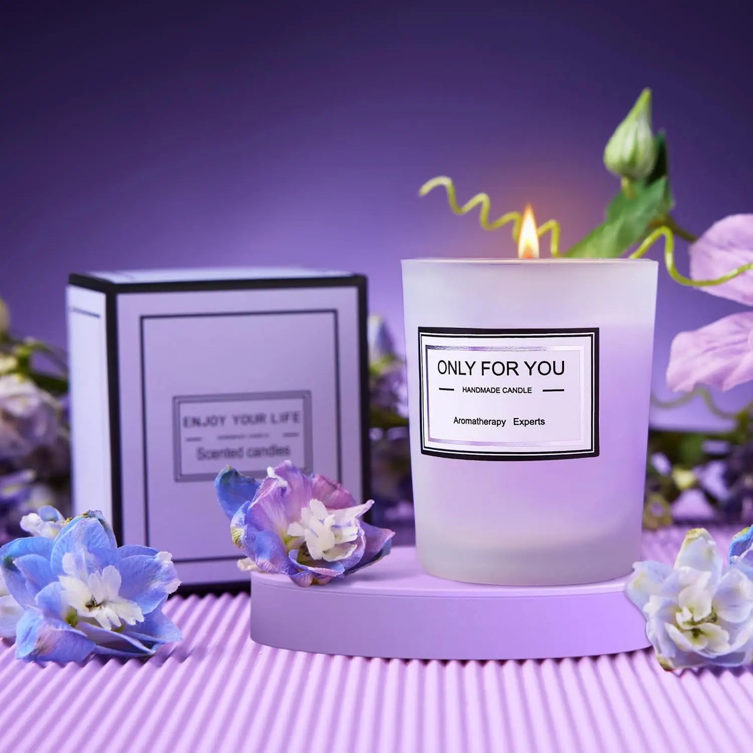 Lavender Calming Retreat Spa Gift Basket Set - Perfect Birthday, Christmas, Valentine's Day & Mothers Day Gift