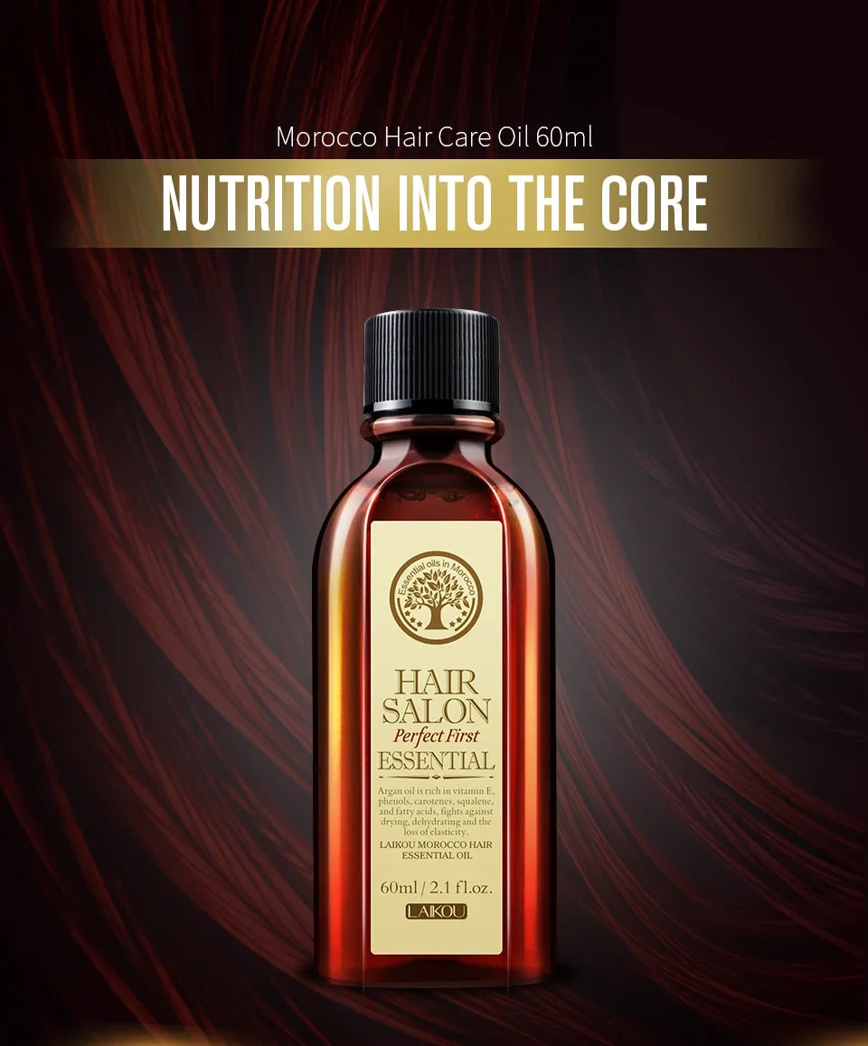 Pure Argan Hair Oil - All-Natural Hair Care (60ml)